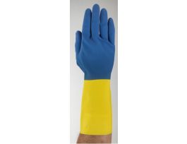 Flock-Lined, Neoprene-Over-Latex Gloves, 12 pair/pk