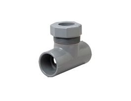 Flow Cell, CPVC tee fitting, 1-1/2" Slip Fit
