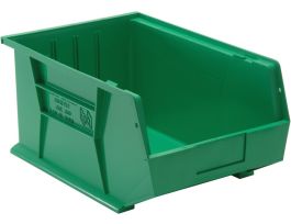 BIN STACK HANG PP GREEN 16 X11 X 8 IN
