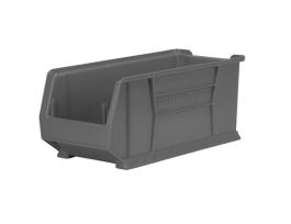 BIN SUPER SZ 23-7/8X11X10 GRY