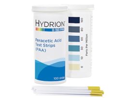 Peracetic Acid (Paa) Sanitizer Test Strips, 50 Strips/Vial; 6 Vials/Cs