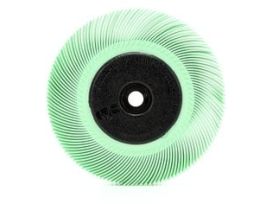 Scotch-Brite™ Radial Bristle Brush, 6 in x 7/16 in x 1 in 1 Micron with Adapter, 5 ea/Case