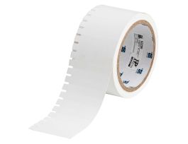 Tags Polypropylene 0.375 in H x 1.938 in W White Roll of 1000 Tags