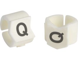 ClipSleeve Wire Markers Size 23 Nylon 8 AWG - 4 AWG, Q Pack of 50 Pieces