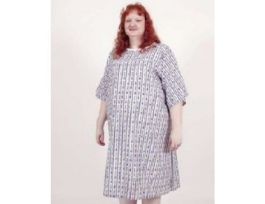 GOWN PATIENT 3XL 50/50 BLUE