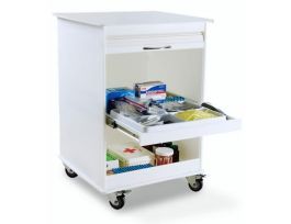 LAB CART SMALL BLACK AND SILVER