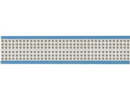 Alphabetical Acetate Cloth Upper Case Scored Wire Marking Cards, Q 1800 Total
