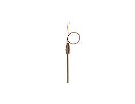 Type J Spring Loaded Ind Thermocouple Probe Probe 12" L, 12" Ext .250 Dia, Ung Jct