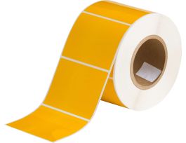 Harsh Environment Multi-Purpose Polyester Labels for 3" Core Printers - 3" x 4" Yellow