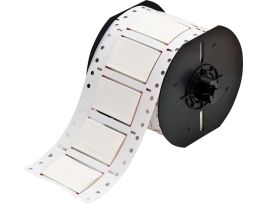 B33 Series PermaSleeve HX Heat Shrink Wire Marking Sleeves, 0.75" Dia x 2" W, White