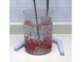 Mixer Testing Beads, Red Acetate, 4.5 mm Diameter; 1500 Beads/Jar