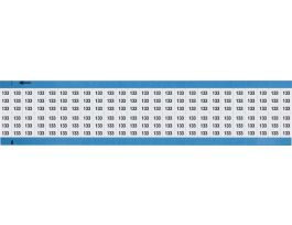 Numerical Wire Markers Repositionable Vinyl 0.75in H Legend: 133, 1250 Total