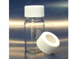 Clear VOA Vials, 20 mL, Open-Top Septa Caps; 72/Cs