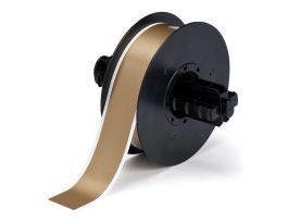All Weather Permanent Adhesive Vinyl Label Tape for B30 Printers - 1.125" Gold