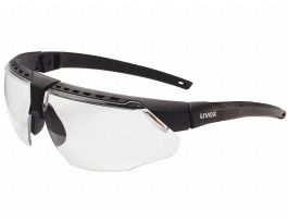 UVEX AVATAR RED/BLACK FRAME CLEAR LENS ANTI-SCRATCH HARDCOAT