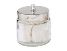 DRESSING JAR 3X3IN GLASS W/SS LID