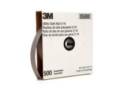 3M™ Utility Cloth Roll 211K, 500 J-weight, 1-1/2 in x 50 yd, 5 ea/Case