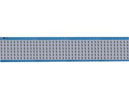 Alphabetical Aluminum Upper Case Scored Wire Marking Cards, S 1800 Total