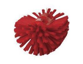 BRUSH TANK HARD PP RED 7.9X4.9X3.75 IN