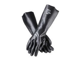 ProCoat, Supported PVC, Interlock Lined, Blk., Smooth Finish,18 Inch