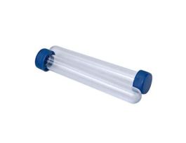 Vial with Screw Cap, Polycarbonate, 15 mL, 5/8" dia x 4-3/4"L; 30/PK