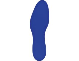 Aisle Marking Tape Footprint - Adhesive Vinyl, Solid Color, Blue, 12"