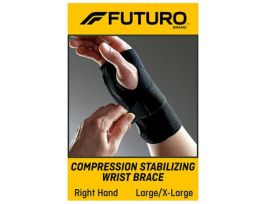 FUTURO™ Compression Stabilizing Wrist Brace, 48402ENR, Right Hand, Large/Extra-Large