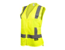 WOMEN'S ECON 2 POCKET VEST GRN MESH 2X