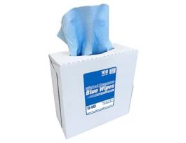 DRC Cellulose Wipes, Blue, 9" x 16.5"; 100 Wipes/Box, 9 Boxes/CS