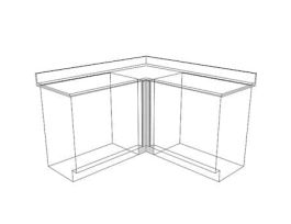 Standing Height Corner Filler, 1" Wide