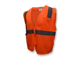 ECON TPR/CL2 MESH SAFETYVST/ZIP-ORG-L