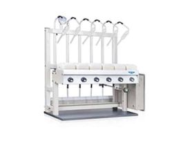 Six-Place Kjeldahl Distillation Apparatus, Single Phase, 230 VAC, 50/60 Hz