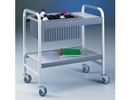 Bin with Dividers, 8? Deep, Polyethylene