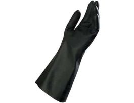 Cotton-Lined Butyl Gloves, size 8, 1 pair