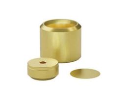 High-Pressure Crucible, Gold-Plated Stainless Steel, 40 uL; 25/PK