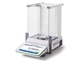 Analytical Balance, MX Series, 120g x 0.01mg with Touchscreen, Backlit Draft Shield, and FACT Internal Calibration