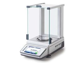Analytical Balance, MR Series, 120g x 0.1mg with Touchscreen, Draft Shield, and FACT Internal Calibration 