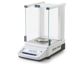 Analytical Balance, NTEP-Approved, MA Series, 220g x 0.1mg with LCD Hybrid Touchscreen, Draft Shield, and Internal Calibration