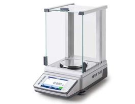Precision Toploading Balance, NTEP-Approved, MR Series, 220g x 1mg with Touchscreen, Draft Shield, and FACT Internal Calibration