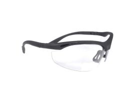 CHEATERS BIFOCAL GLASS-BLK/CLR-1.5 DPTR