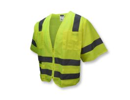 STANDARD TPR/CL3 MESH SAFETY VEST-GRN-2X