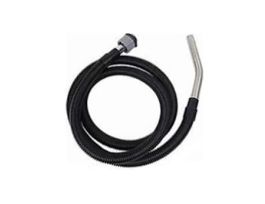 Conductive Plastic Hose with Stainless Steel Tube for GM80CR Cleanroom Vacuum, 10' L, 32mm dia