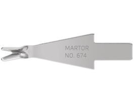 TRIMMING BLADE NO. 674, stainless steel (10 per pack)