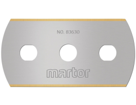 INDUSTRIAL BLADE NO. 83630, stainless steel, TiN (500 per box)