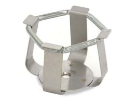 Flask Clamp, Stainless Steel, 125 mL, for use with Shaker Platforms