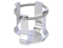 Media Bottle Clamp, Stainless Steel, 500 mL, for use with Shaker Platforms