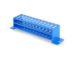 Stationary Test Tube Rack, PVC-Coated Steel, 10-14 mm dia,  for use with Shaker Platforms