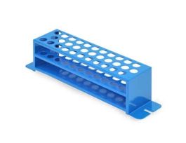 Stationary Test Tube Rack, PVC-Coated Steel, 16-20 mm dia, for use with Shaker Platforms