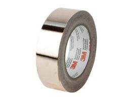 3M™ EMI Copper Foil Shielding Tape 1194, 23 in x 60 yd, trimmed, Log Roll w/liner, 1 Roll/Case