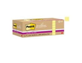 Post-it® Notes 654R-12SSCY, 3 in x 3 in (76 mm x 76 mm)